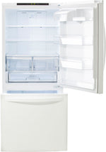 LG White Bottom-Freezer Refrigerator (22.1 Cu. Ft.) - LDNS22220W