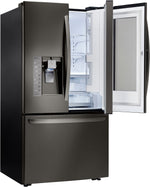 LG Black Stainless Steel Counter-Depth French Door Refrigerator (24 Cu. Ft.) - LFXC24796D