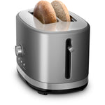 KitchenAid Contour Silver 2-Slice Toaster with High-Lift Lever - KMT2116CU