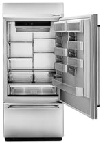 KitchenAid 35.5" 20.9 Cu. Ft. Stainless Steel Bottom-Freezer Refrigerator  - KBBR306ESS