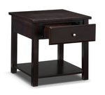 Ines End Table - Espresso