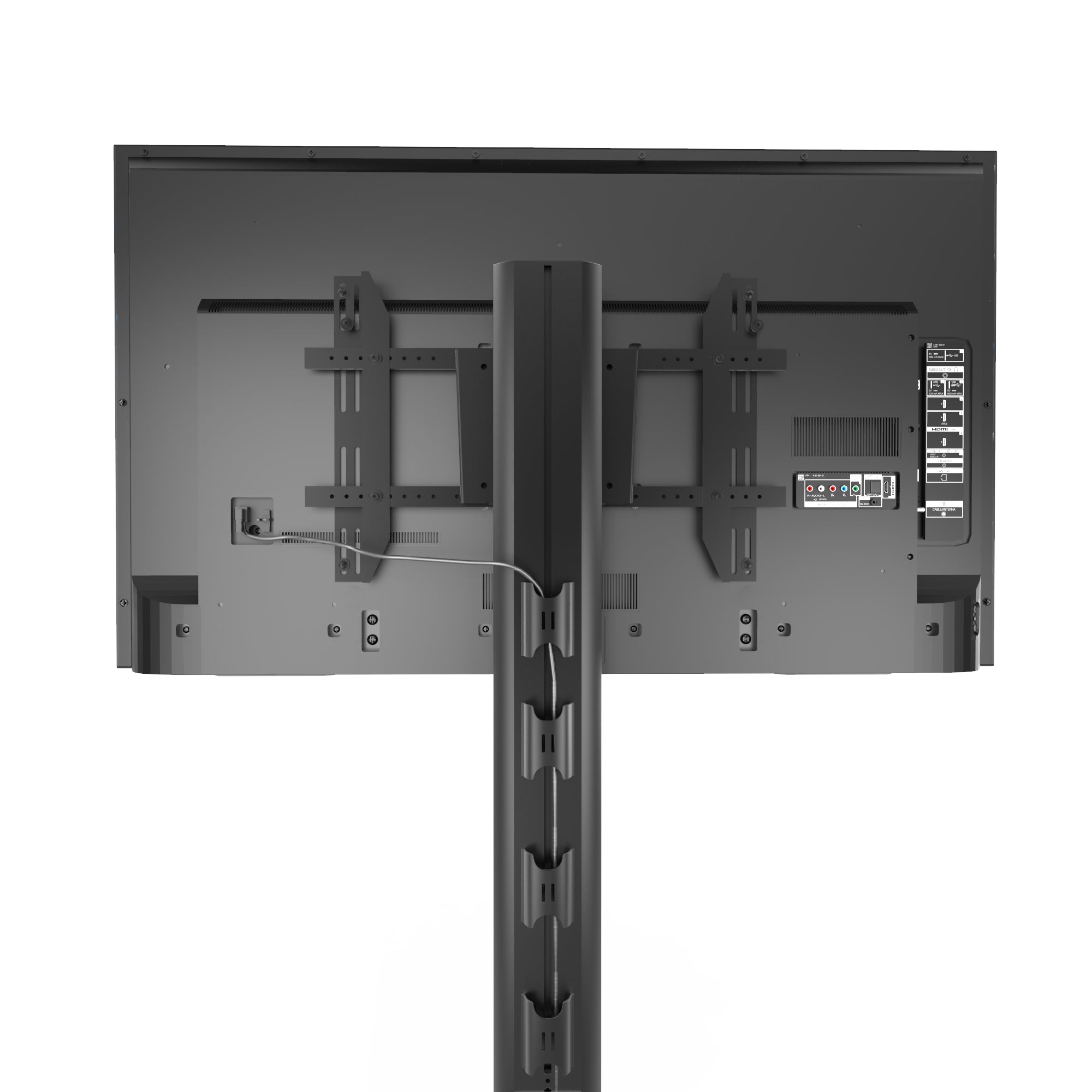 Rolling Mobile TV Floor Stand with Built-in Powerbar for 37" to 70" TVs - MKX70