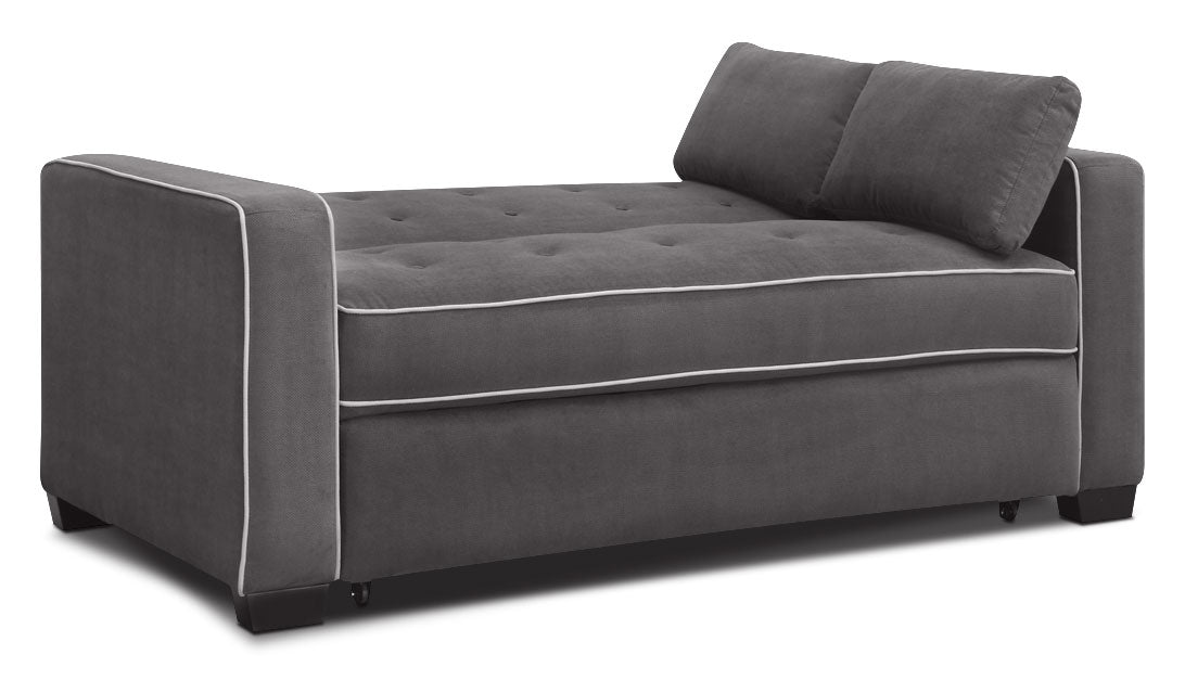 Augustine Sofa with Full Size Pop-Up Bed - Grey