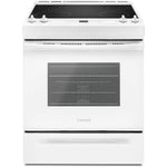 Amana White Slide-In Electric Range (4.8 Cu. Ft.) - YAES6603SFW