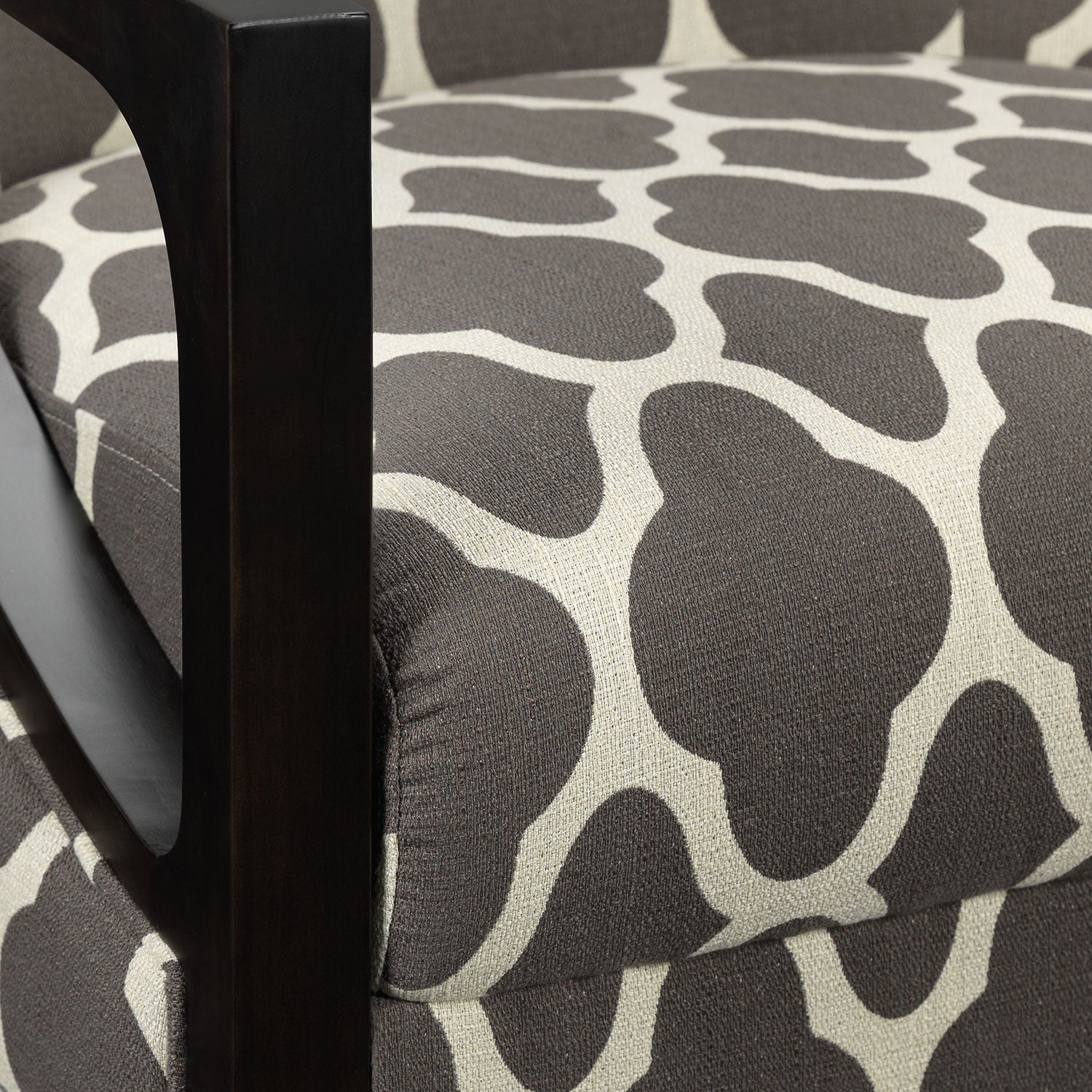 Samara Accent Chair - Brown and Beige