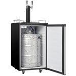 Danby Silver Dual Tap Keg Cooler (5.4 Cu. Ft.) - DKC054A1BSL2DB