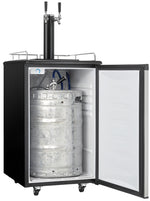 Danby Silver Dual Tap Keg Cooler (5.4 Cu. Ft.) - DKC054A1BSL2DB