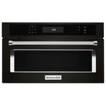 KitchenAid Black Stainless Steel Built-In Microwave (1.4 Cu. Ft.) - KMBP107EBS