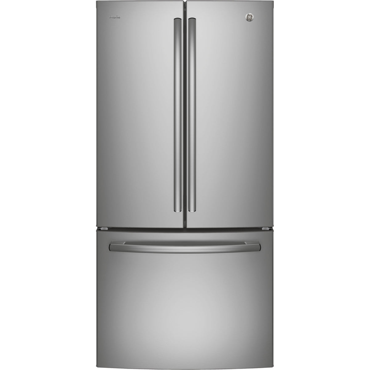 GE Profile Fingerprint Resistant Stainless 33" French Door Refrigerator (24.8 cu ft)- PNE25NYRKFS