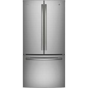 GE Profile Fingerprint Resistant Stainless 33" French Door Refrigerator (24.8 cu ft)- PNE25NYRKFS