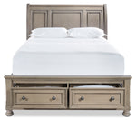 Windchester 3-Piece King Storage Bed - Grey