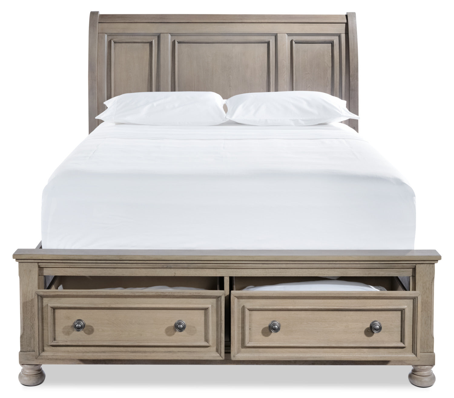 Windchester 3-Piece King Storage Bed - Grey