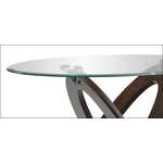 Atomic 48" Sofa Table - Brown Cherry