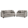 Agnes Sofa and Loveseat Set - Taupe