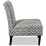Santos Accent Chair - Grey Lattice