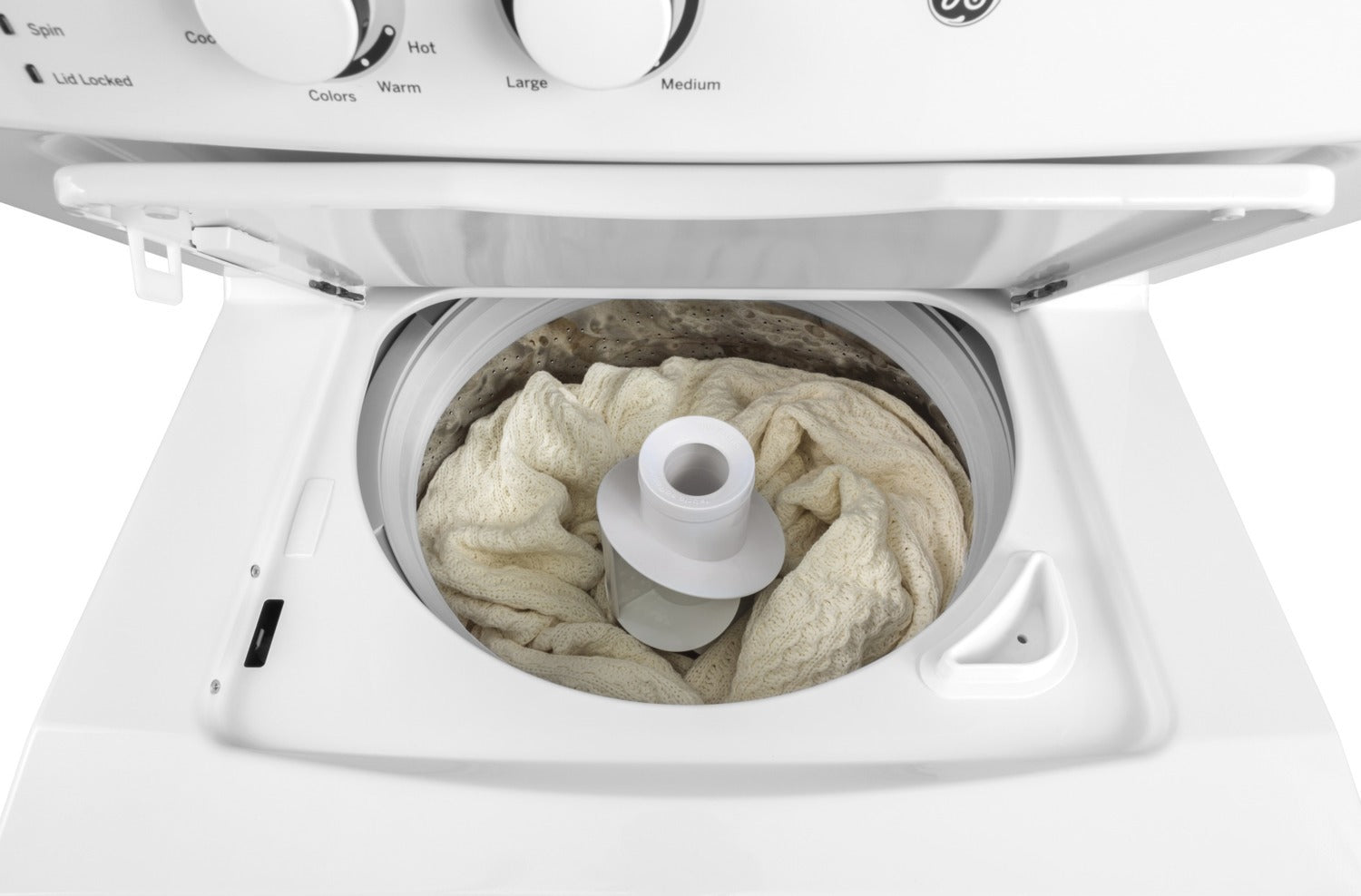 Ge white discount laundry center
