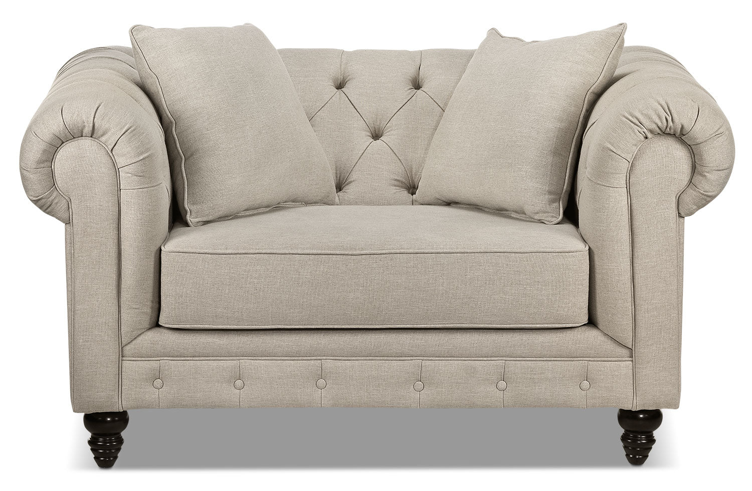 Nubia Chair and a Half - Stone