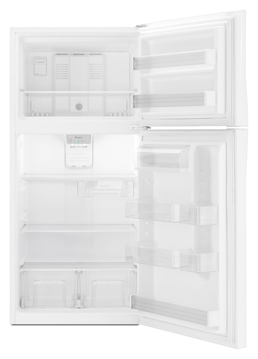 Whirlpool 30" 19.2 Cu. Ft. White Top-Freezer Refrigerator - WRT549SZDW