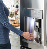 GE Profile Slate French Door Refrigerator (22.1 Cu. Ft.) - PYE22PMKES