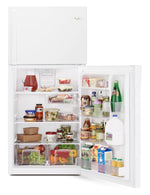 Whirlpool 30" 19.2 Cu. Ft. White Top-Freezer Refrigerator - WRT519SZDW