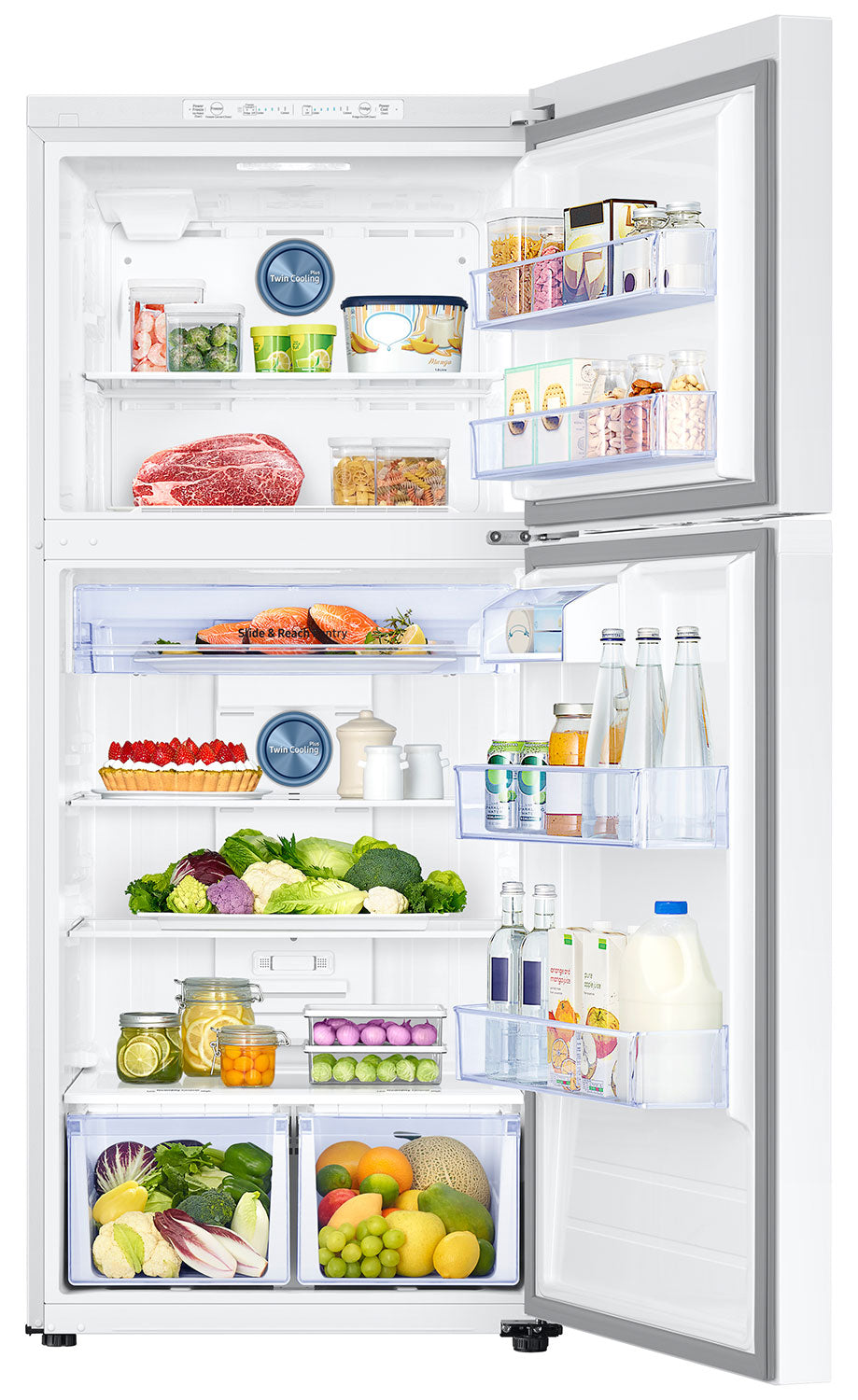 Samsung White Top-Freezer Refrigerator (17.6 Cu. Ft.) - RT18M6213WW/AA