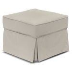 Tasya Ottoman - Light Grey