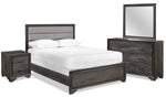 Sophie 6-Piece Queen Bedroom Package - Weathered Grey