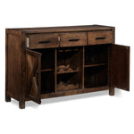Claira Server - Rustic Brown