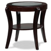 Theo End Table - Mahogany