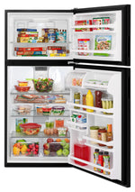 Maytag 30" 18 Cu. Ft. Black Top-Freezer Refrigerator - MRT118FFFE