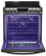 LG Appliances Black Stainless Steel Slide-In Electric Range (6.3 Cu. Ft.) - LSE4611BD
