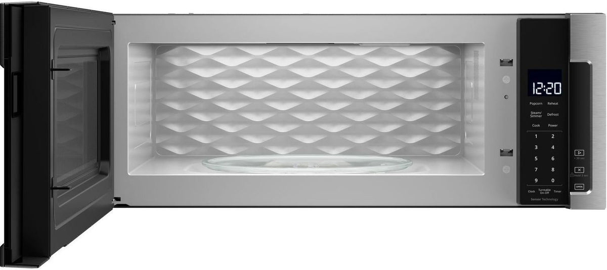 Whirlpool Stainless Steel OvertheRange Microwave and Hood Combination