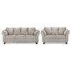 Collier Sofa and Loveseat Set - Silver Grey