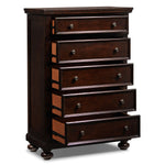 Chester 5 Drawer Chest - Cherry