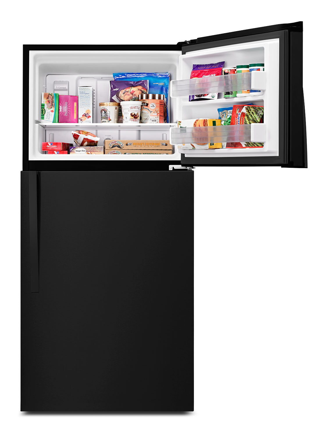Whirlpool Black Top-Freezer Refrigerator (19.2 Cu. Ft.) - WRT519SZDB