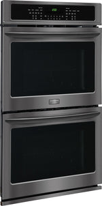 Frigidaire Gallery Black Stainless Steel True Convection Double Wall Oven (9.2 Cu. Ft.) - FGET3065PD