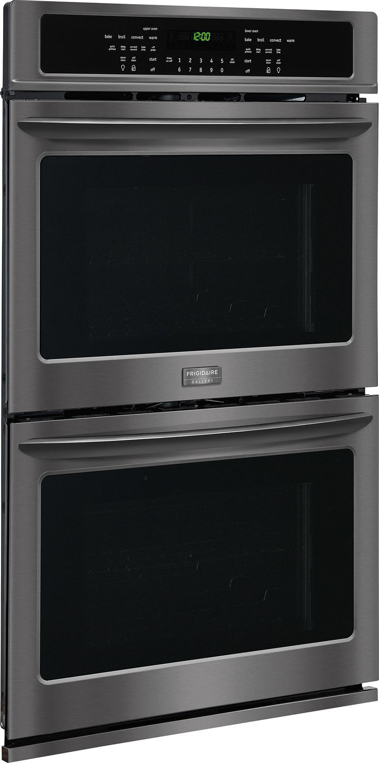 Frigidaire Gallery Black Stainless Steel True Convection Double Wall Oven (9.2 Cu. Ft.) - FGET3065PD