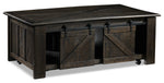 Gable Lift-Top Coffee Table - Weathered Charcoal