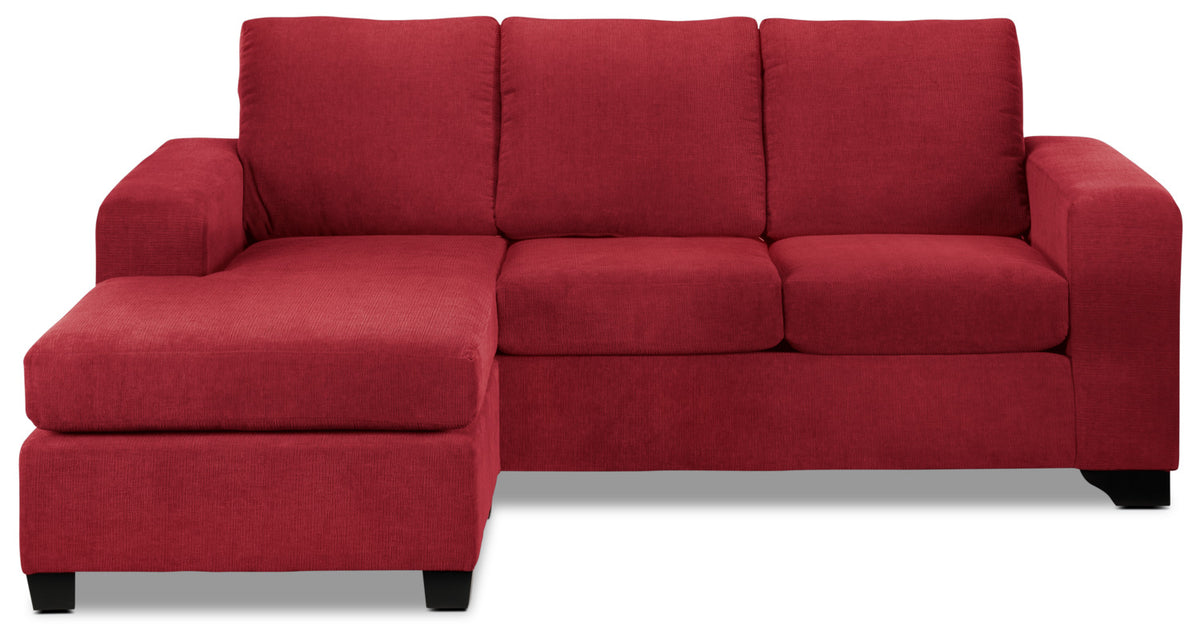 Fava Chaise Sofa in Red Leon's