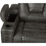 Dakota Power Reclining Loveseat - Charcoal