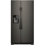 Whirlpool Black Stainless Steel Side-by-Side Refrigerator (25 Cu. Ft.) - WRS325SDHV