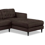 Paragon 2-Piece Sectional with Right-Facing Chaise - Dark Chocolate