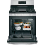 GE Stainless Steel Freestanding Gas Range (5.0 Cu. Ft.) - JCGBS66SEKSS
