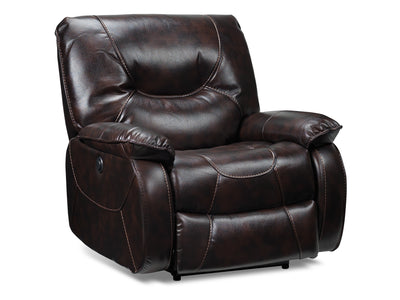 Canton Power Recliner - Dark Brown