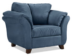 Collier Sofa, Loveseat and Chair Set - Cobalt Blue