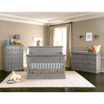 Cameron Convertible Panel Crib - Cloud