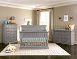 Cameron Convertible Panel Crib - Cloud