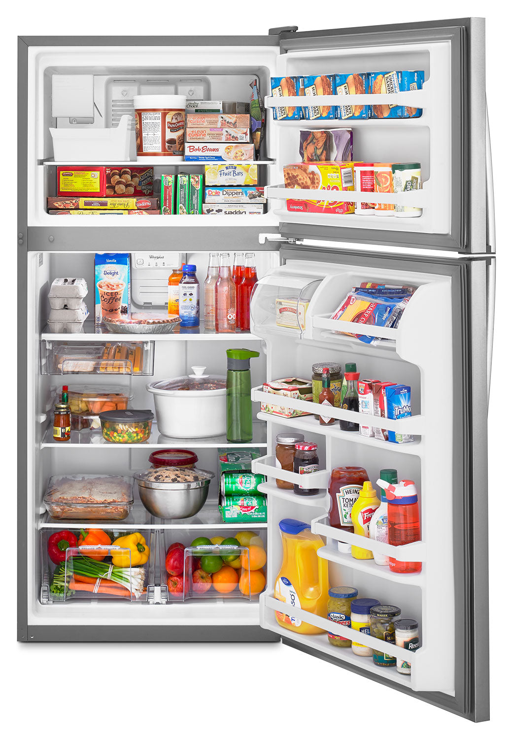 Whirlpool Stainless Steel Top-Freezer Refrigerator (18.2 Cu. Ft.) - WRT318FZDM