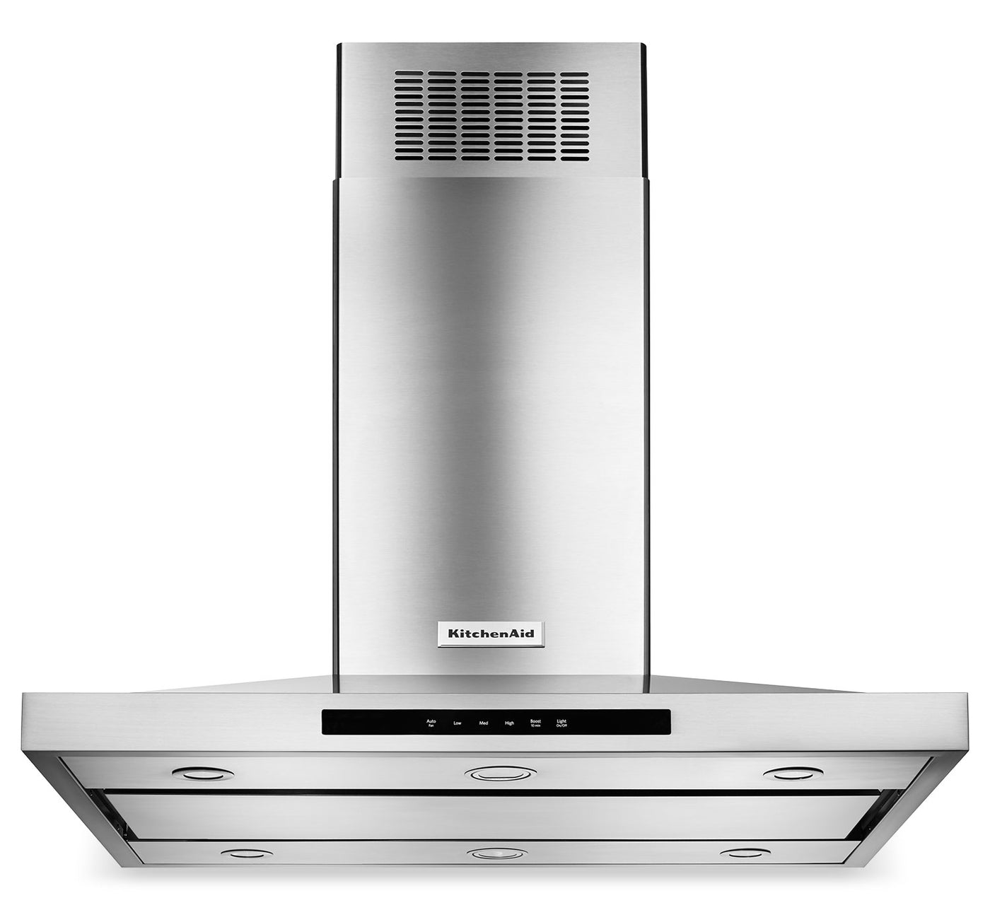 KitchenAid Stainless Steel 36" 600 CFM Island-Mount Canopy Range Hood - KVIB606DSS