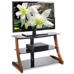 Astrix 40" TV Stand - Black and Brown